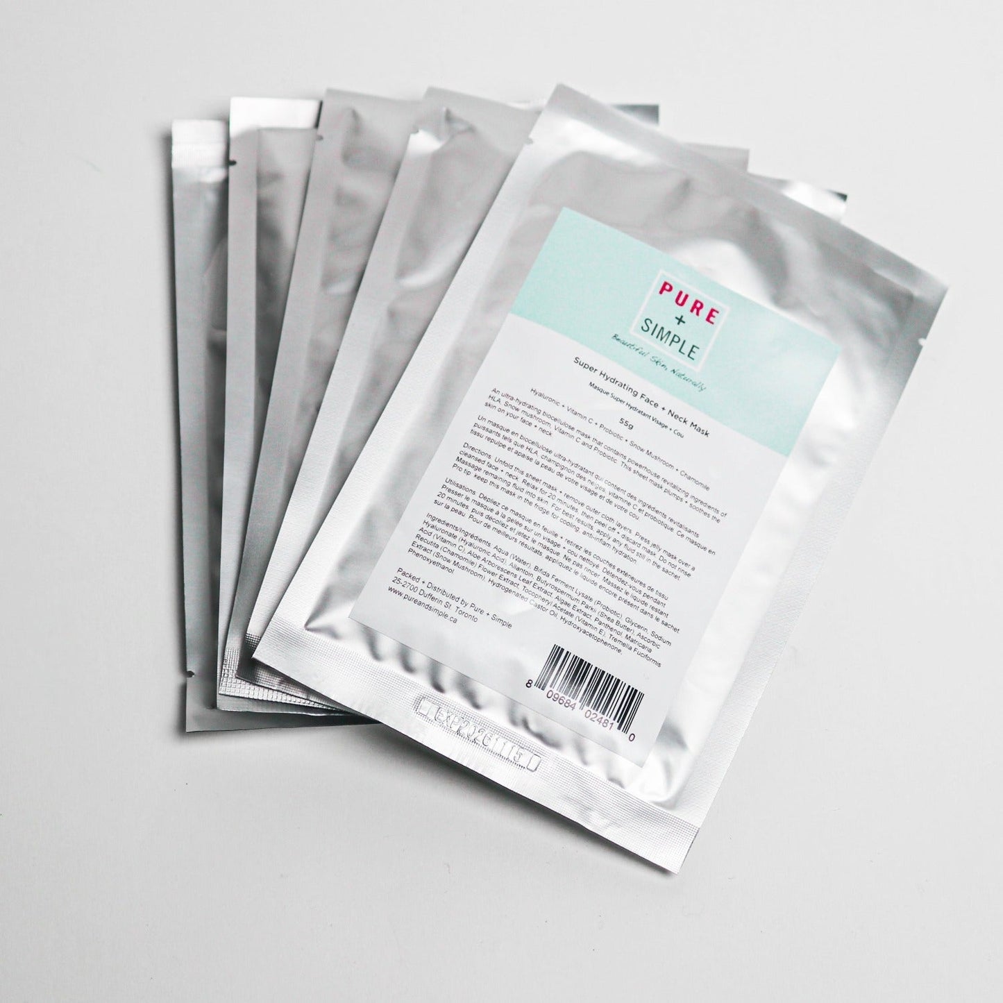 Pure + Simple Super Hydrating Face + Neck Mask