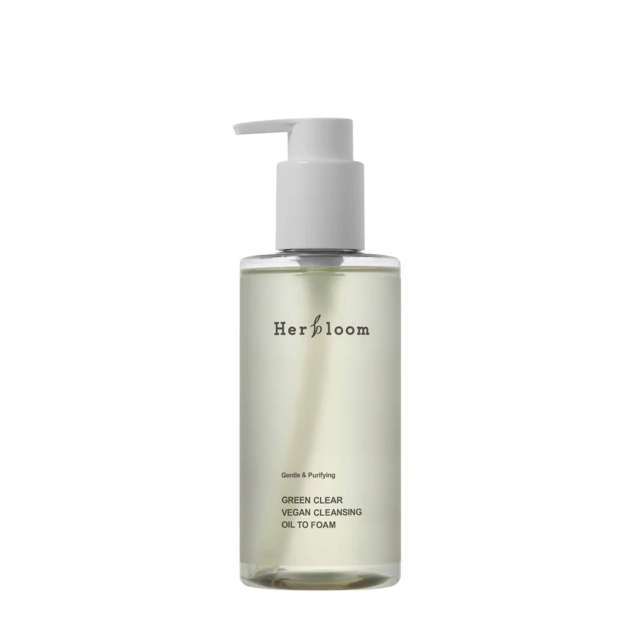 Herbloom Green Clear Vegan Cleansing Oil To Foam