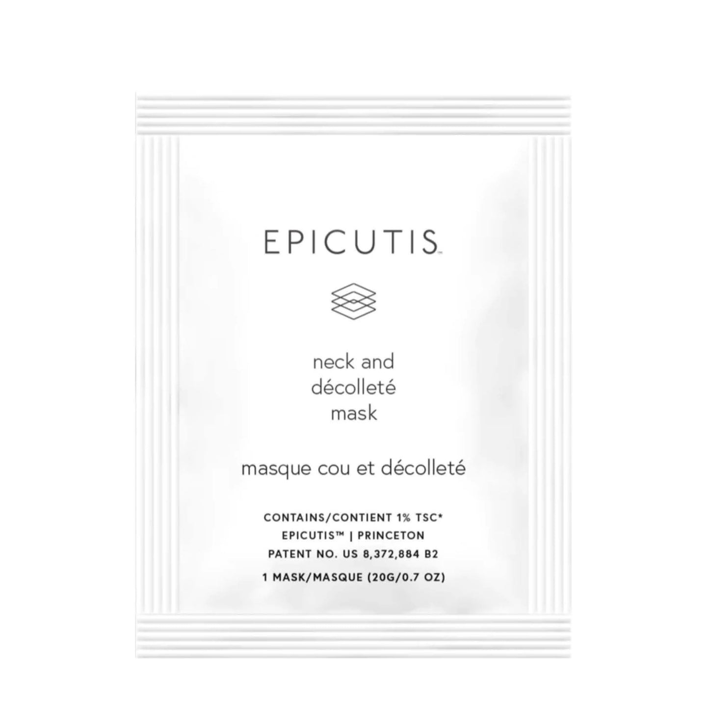 EPICUTIS SKINCARE LIPID RECOVERY MASKS NECK AND DÉCOLLETÉ